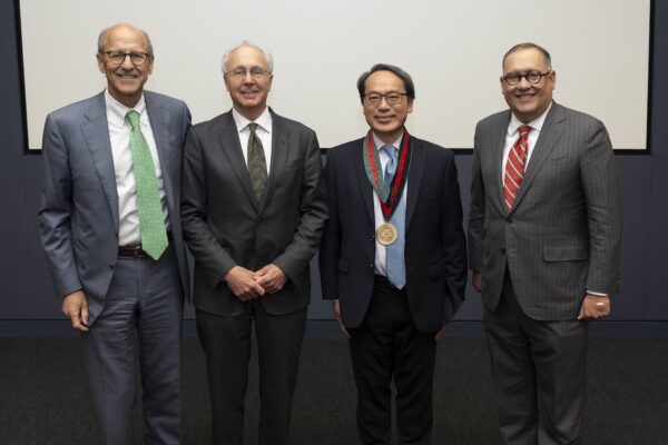Huang installed as inaugural Davie professor