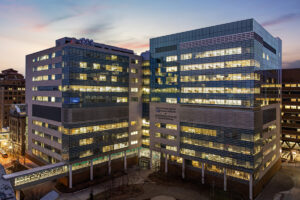 Exterior image of a large medical building