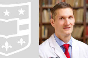 Portrait photo of physician in white coat
