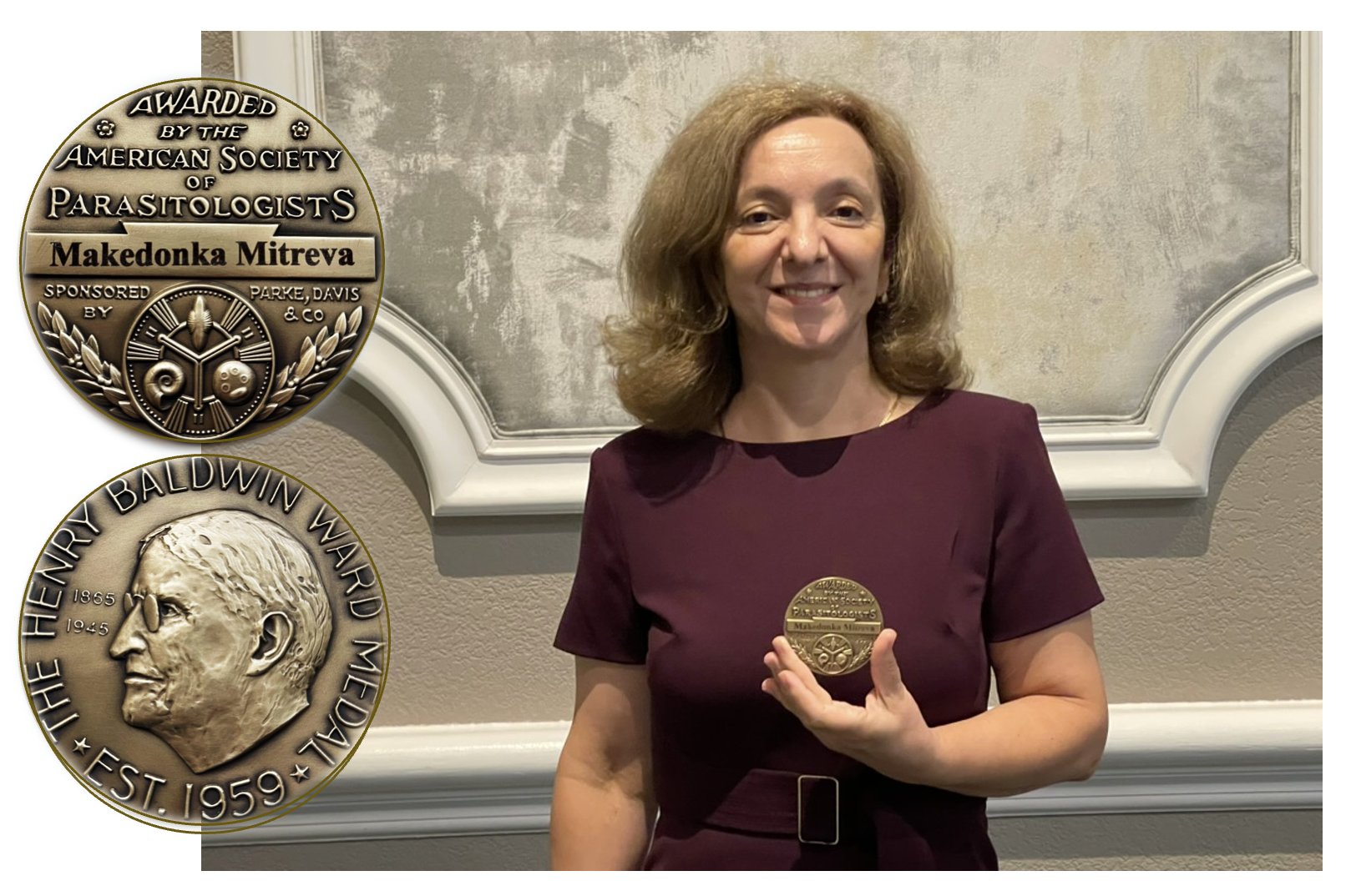 Mitreva receives award for parasite research