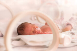 image of a preemie in an incubator